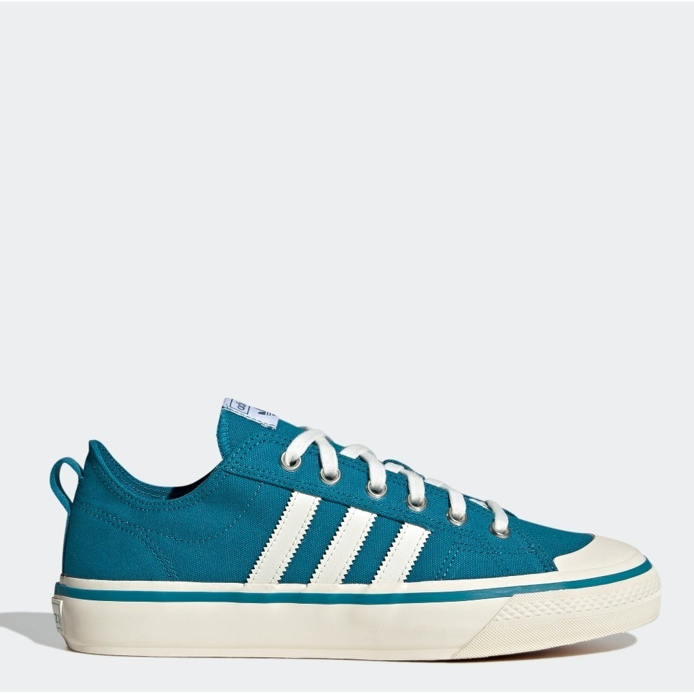 NWB Nizza RF‎ 74 Adidas Men's Teal/Turquoise and White Sneakers Size 11